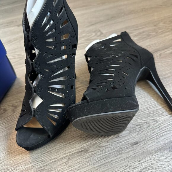 Apartment 9 Kohl's Women's Open Toe High Heels - Knowledge - Black - Size 8.5 - Picture 4 of 7